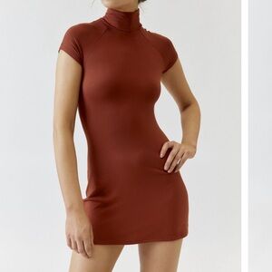 Silence & Noise Audrey mock neck mini dress from Urban Outfitters